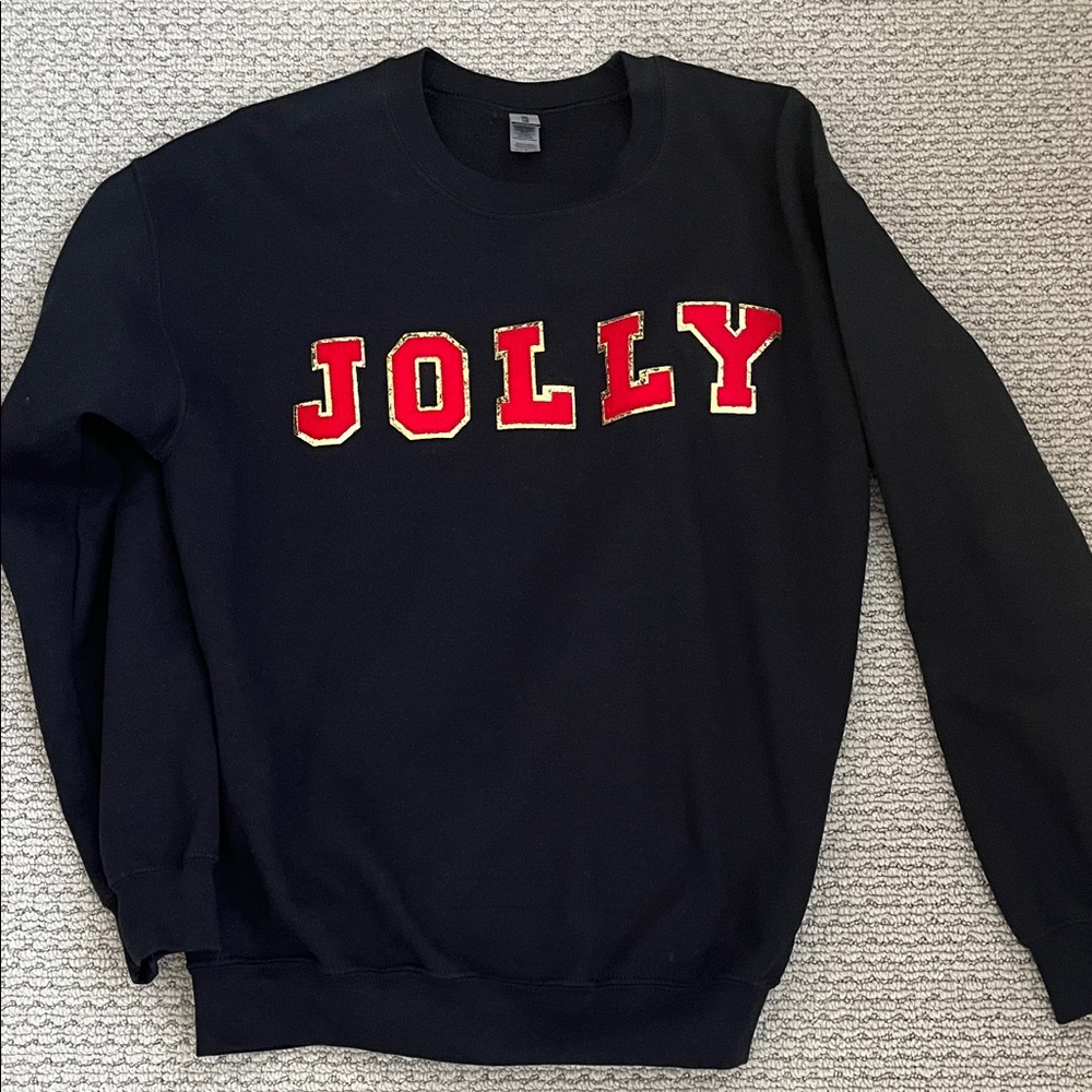 CHRISTMAS VARSITY LETTER SWEATSHIRT